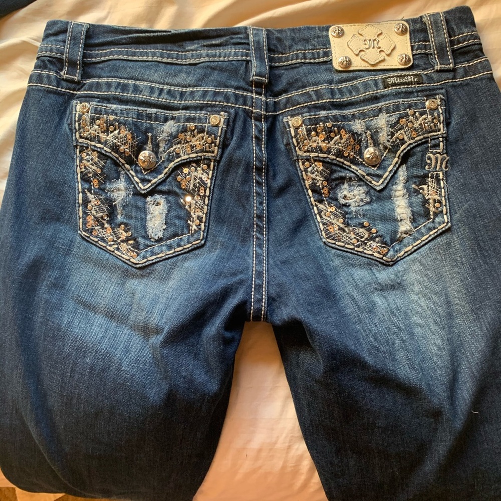 Miss me jeans worn twice